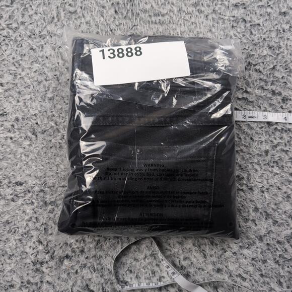 Free People Jeans Women 27 Black Mid Rise Slim Raw Hem Stretch Denim Distressed - Picture 10 of 10